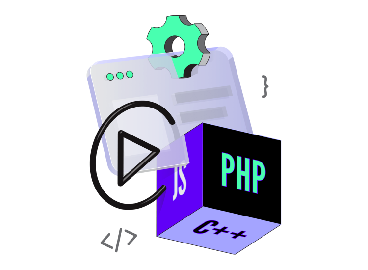 How to Build Python AI Agents for Enterprise Workflows Using: illustration of JavaScript, PHP and C++ programming languages